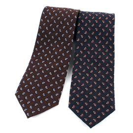 [MAESIO] MST1307 100% Wool Paisley Necktie 8cm 2Color _ Men's Ties Formal Business, Ties for Men, Prom Wedding Party, All Made in Korea